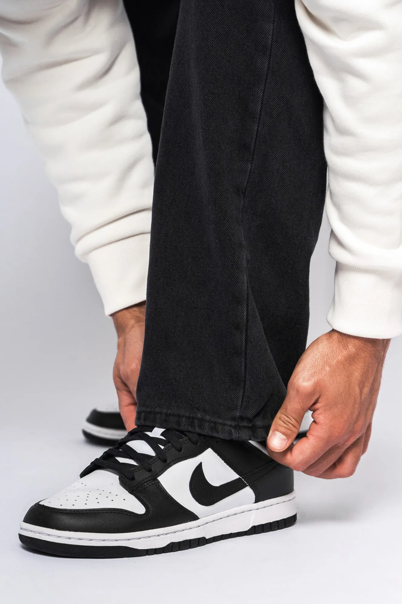 V2 LOOSE FIT JEANS WASHED GRAY