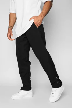 WIDE TRACK PANTS BLACK