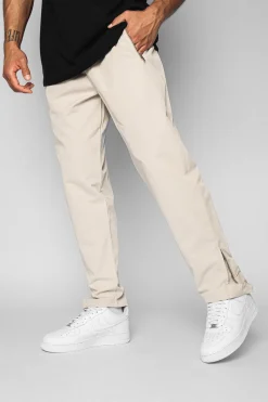 WIDE TRACK PANTS CREAM WHITE