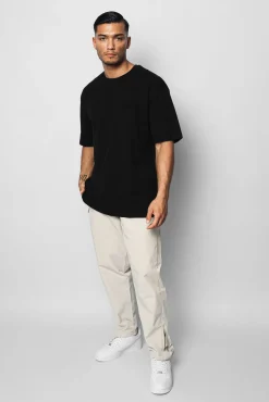 WIDE TRACK PANTS CREAM WHITE